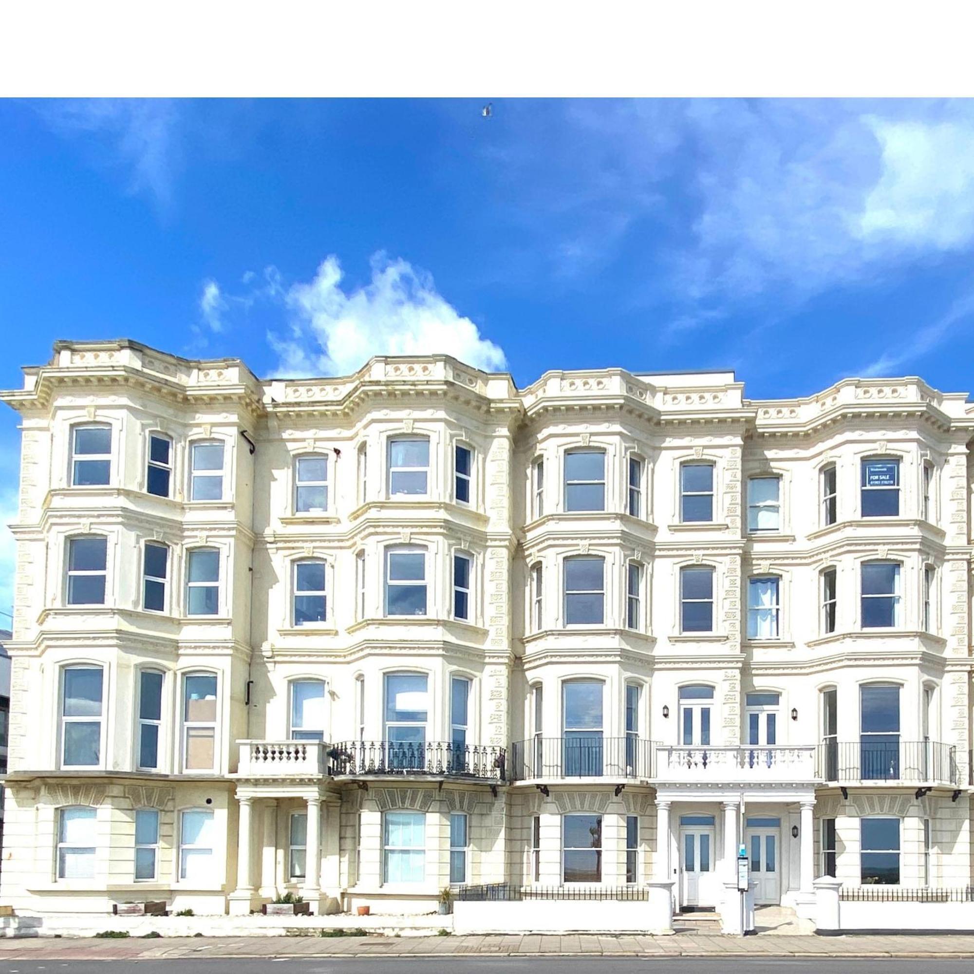 Stunning 2 Bed Apartment Sea Views And Parking Worthing Zewnętrze zdjęcie